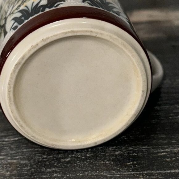 Vintage Ceramic Owl Mug With Trees Design - Picture 4 of 7